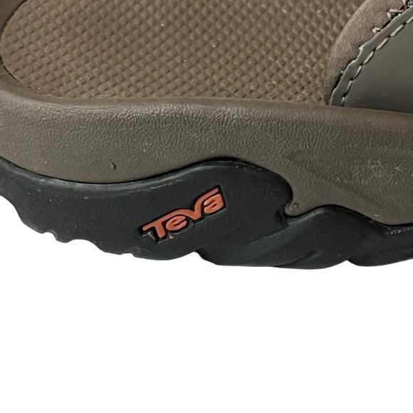 Teva Mens Size 12 Dune Pajaro Leather Outdoor Flip Flop Sandal Water Resistant - Picture 5 of 7